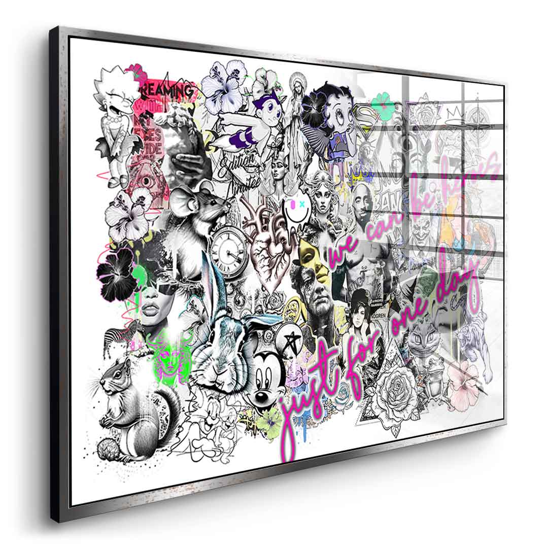 Pop Art Collage - Acrylic Glass