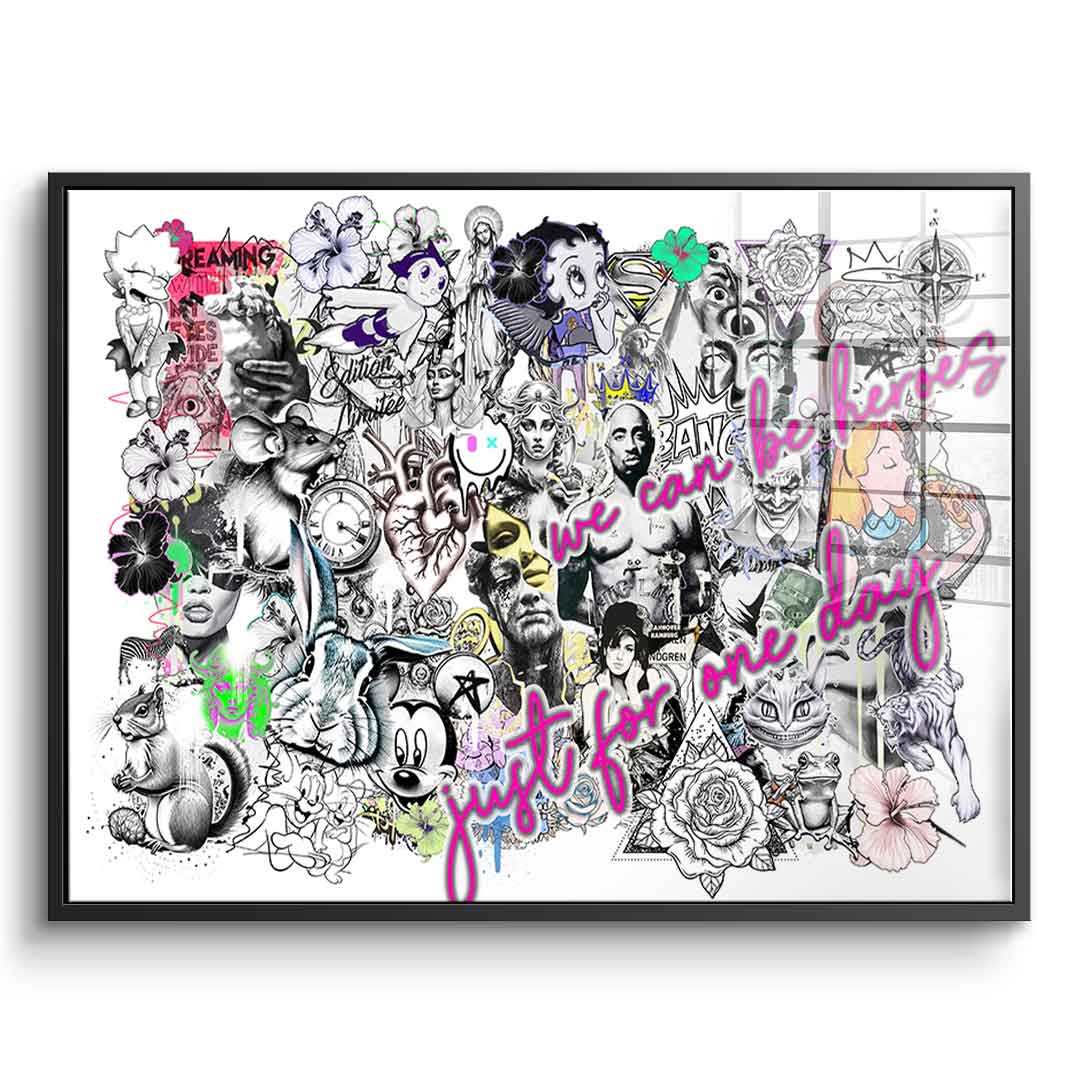 Pop Art Collage - Acrylic Glass