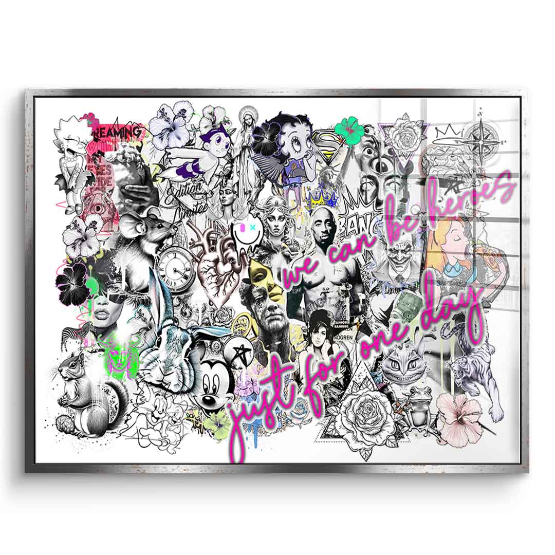Pop Art Collage - Acrylic Glass