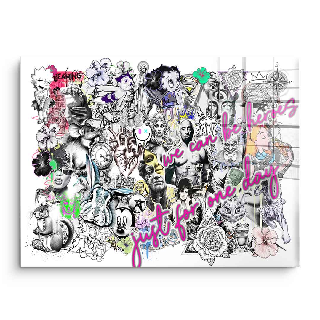 Pop Art Collage - Acrylic Glass