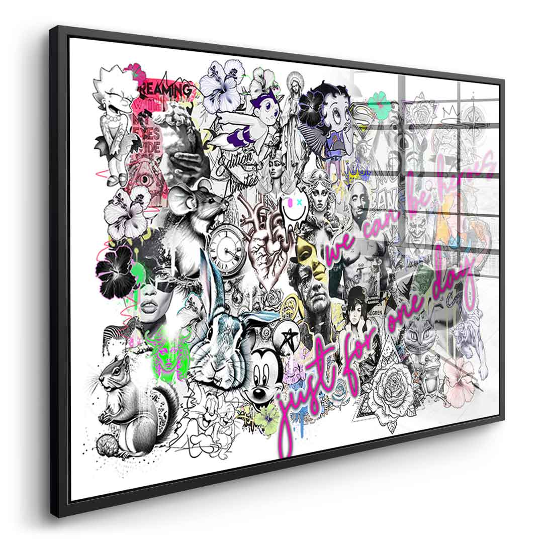 Pop Art Collage - Acrylic Glass