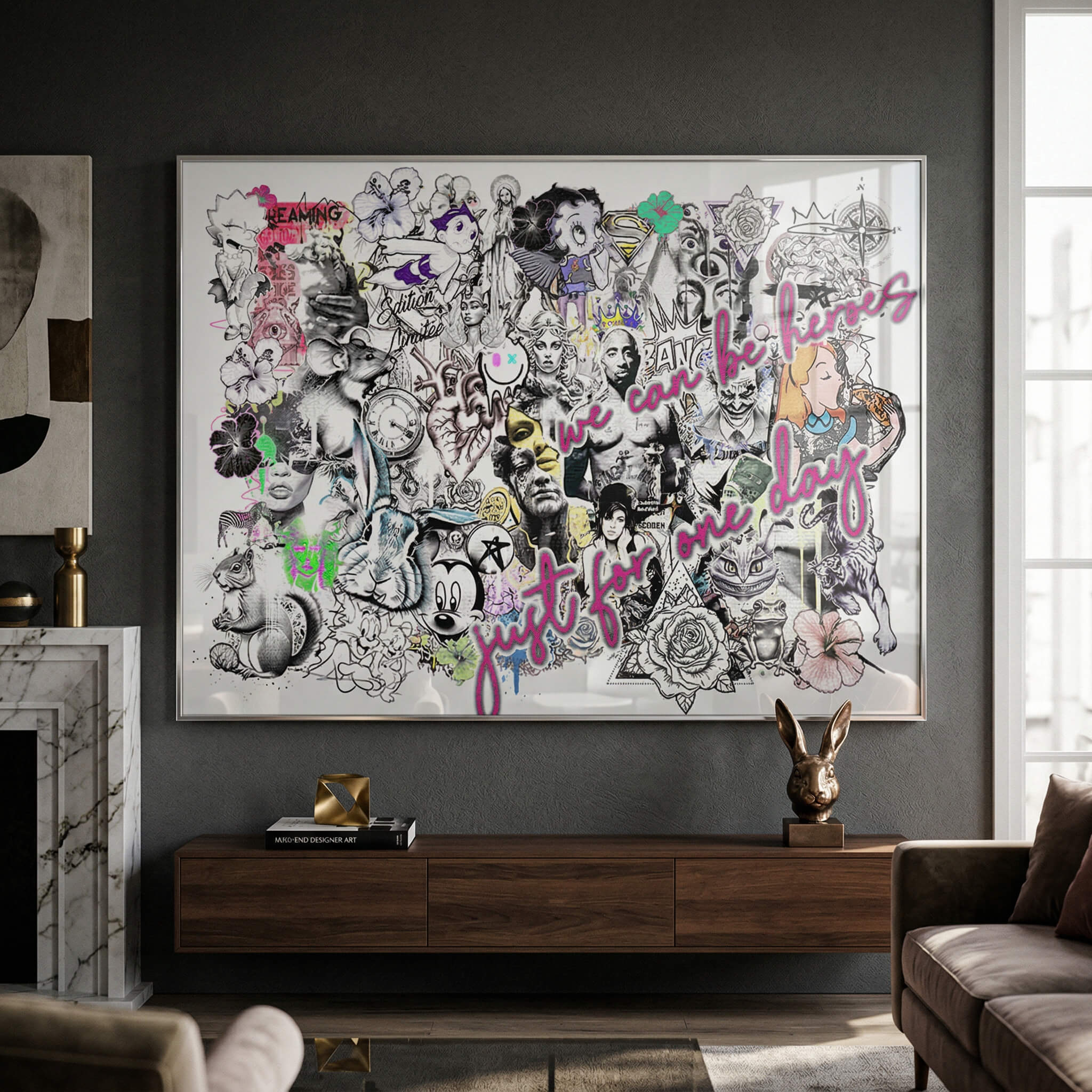 Pop Art Collage - Acrylic Glass