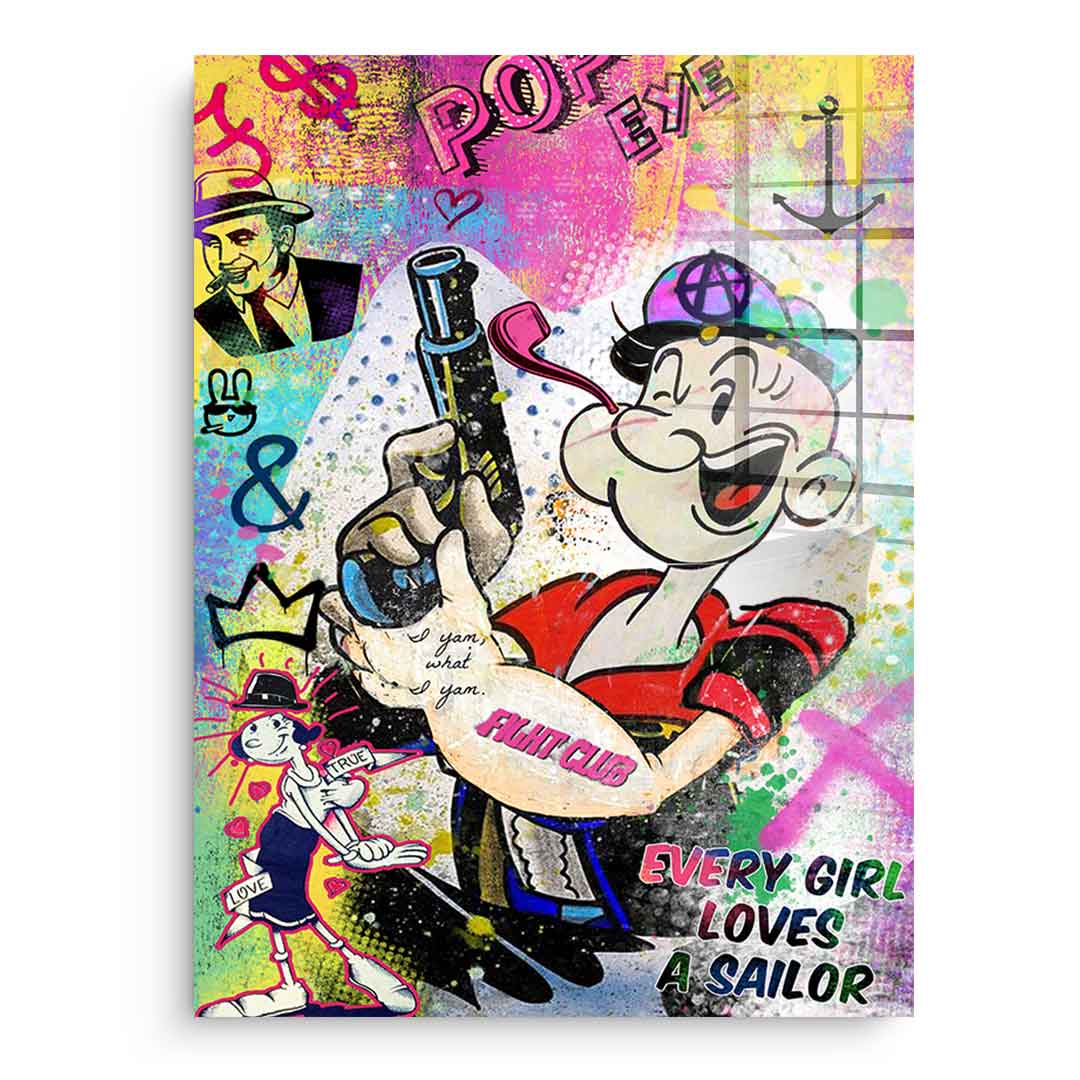 Popeye - Acrylic Glass