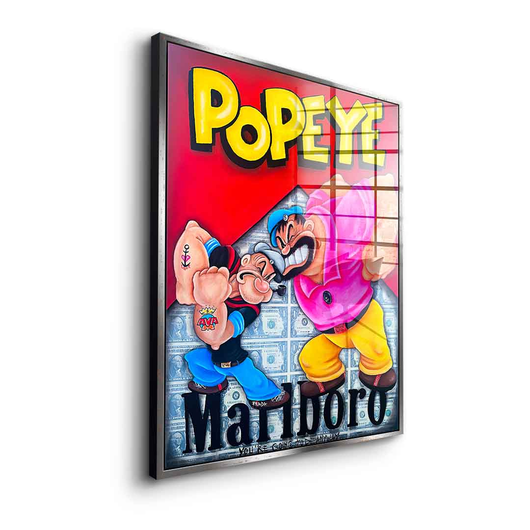 Popeye vs. Bluto - Acrylglas