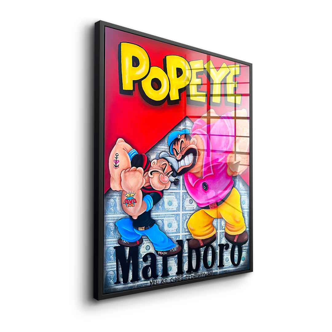 Popeye vs. Bluto - Acrylglas