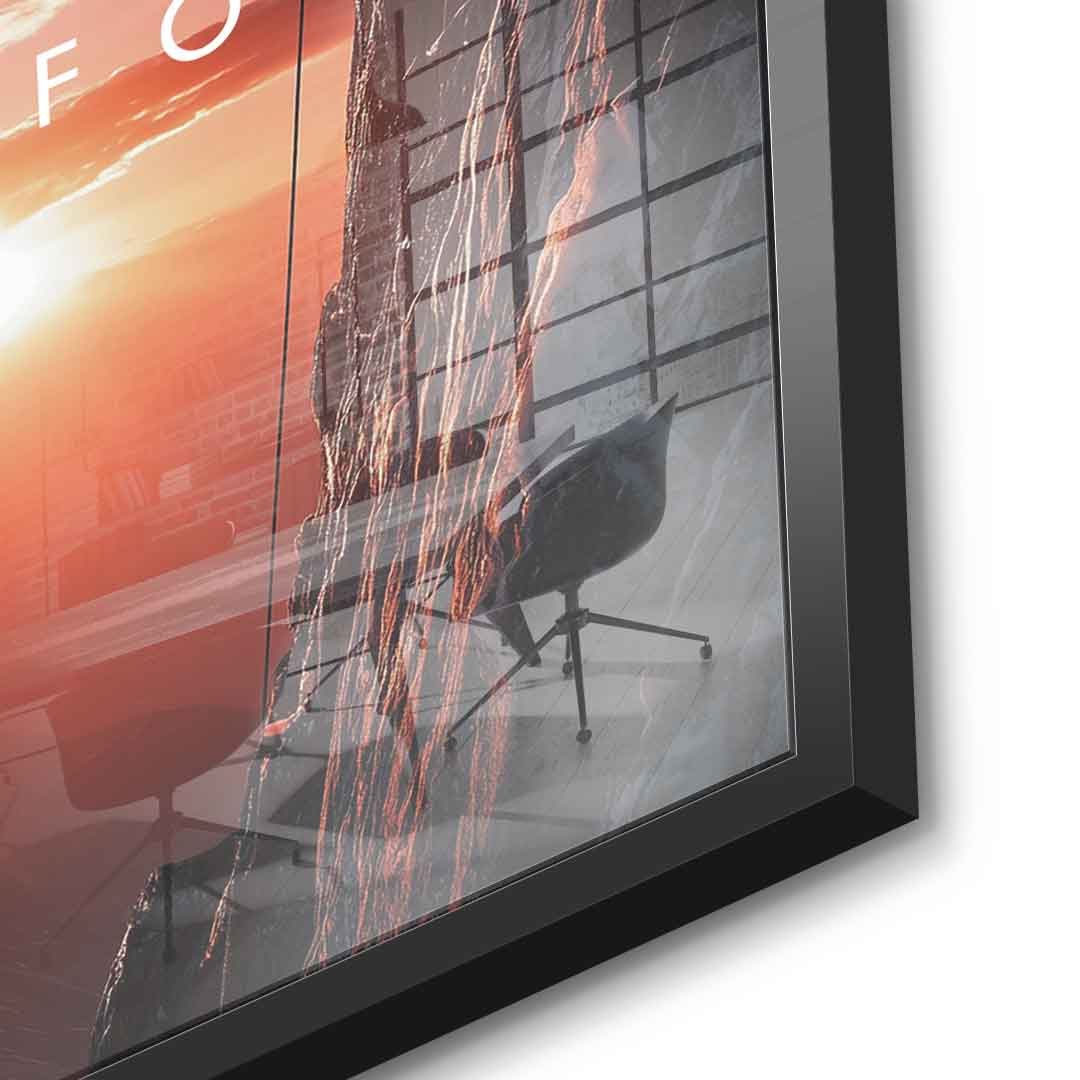 Progress Lives in Discomfort - Acrylic glass
