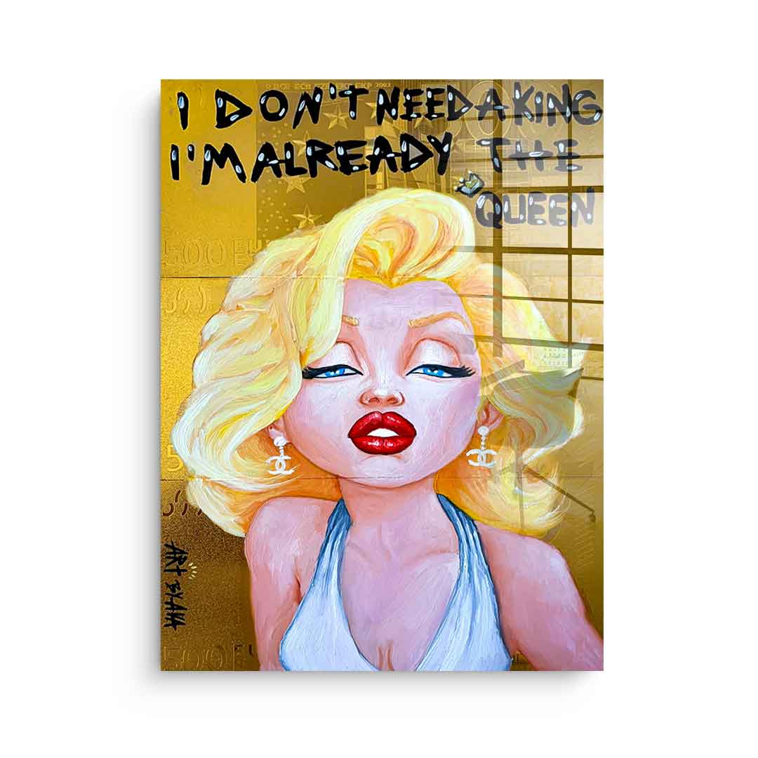 Queen Marilyn - Acrylglas