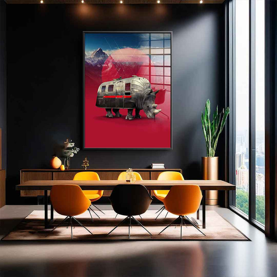 Rhino Van - Acrylic glass