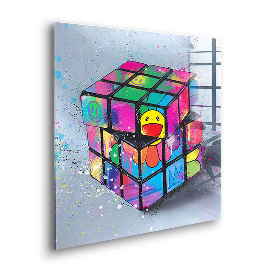 Rubiks Flower - Acrylglas