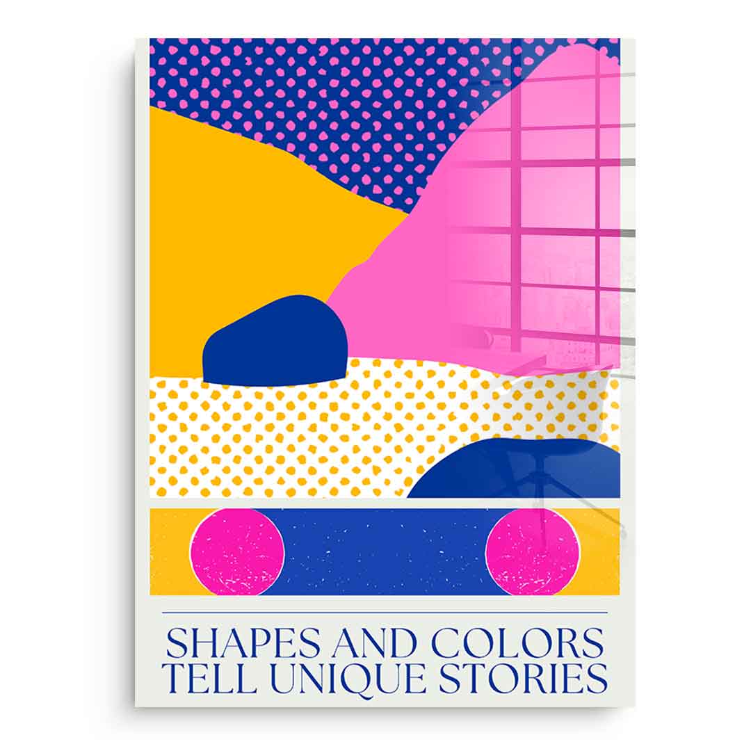 Shapes and colors - Acrylic glass