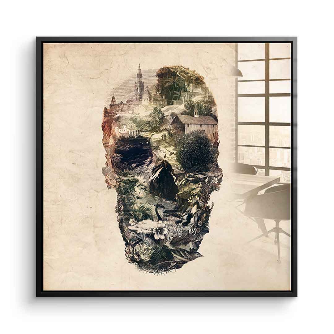 Skull Town - Acrylglas