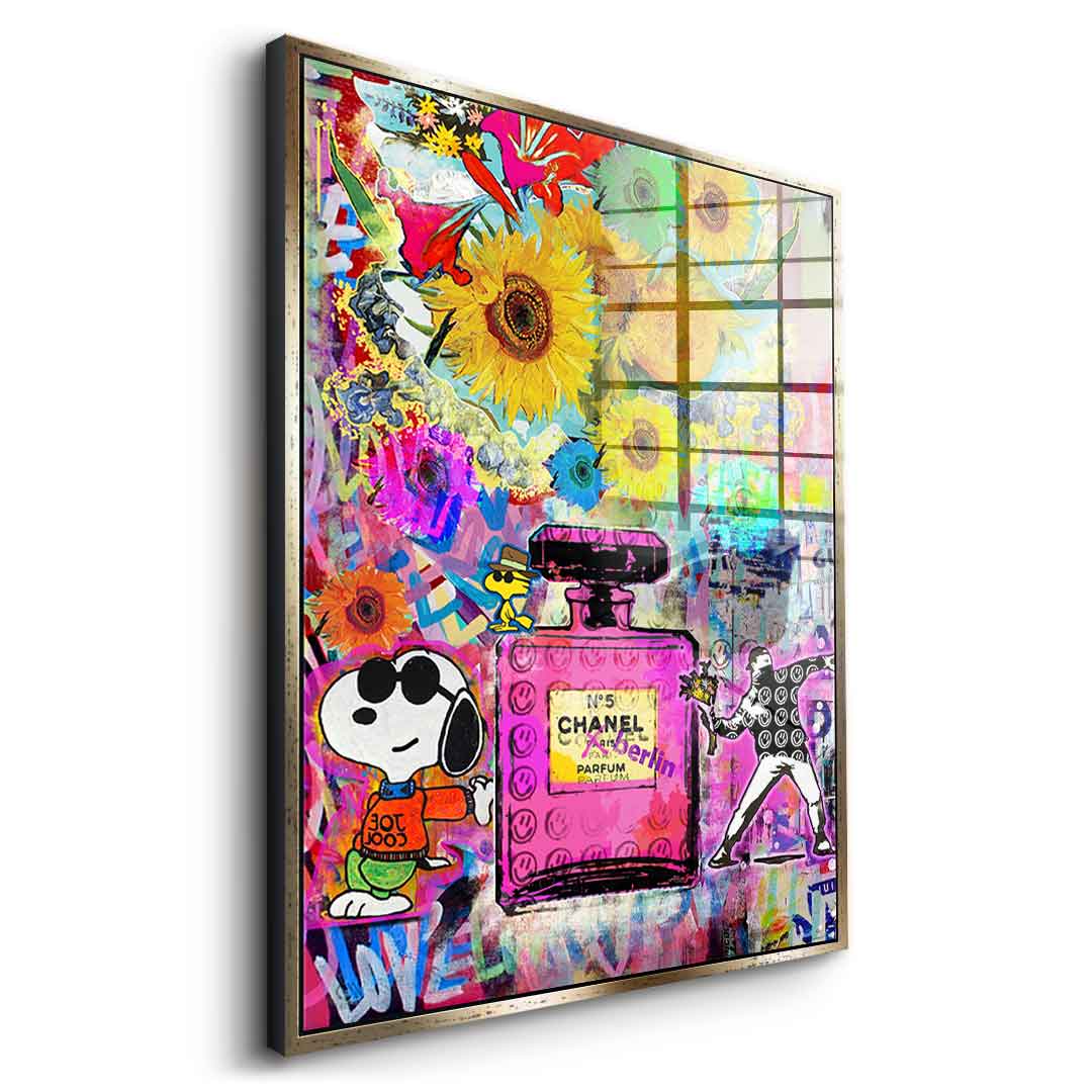 Snoopy meets Chanel - Acrylic Glass