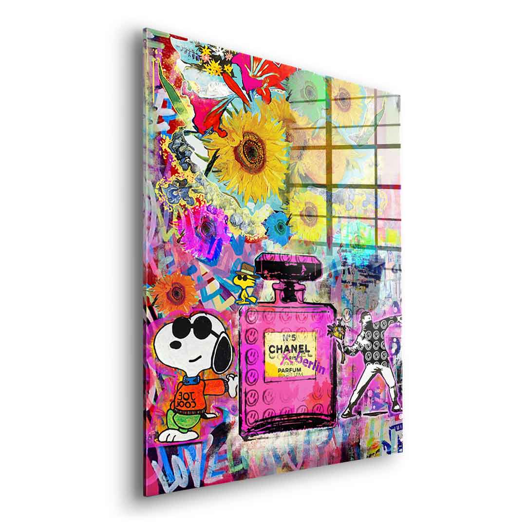 Snoopy meets Chanel - Acrylic Glass