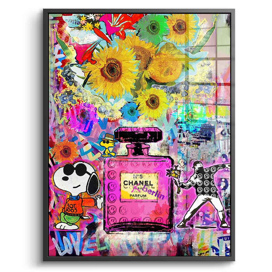 Snoopy meets Chanel - Acrylic Glass