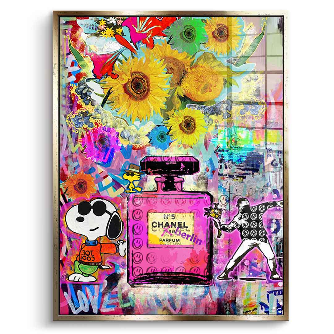 Snoopy meets Chanel - Acrylic Glass