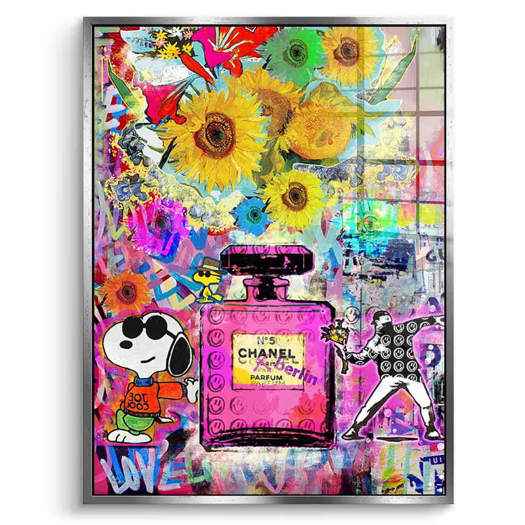 Snoopy meets Chanel - Acrylic Glass