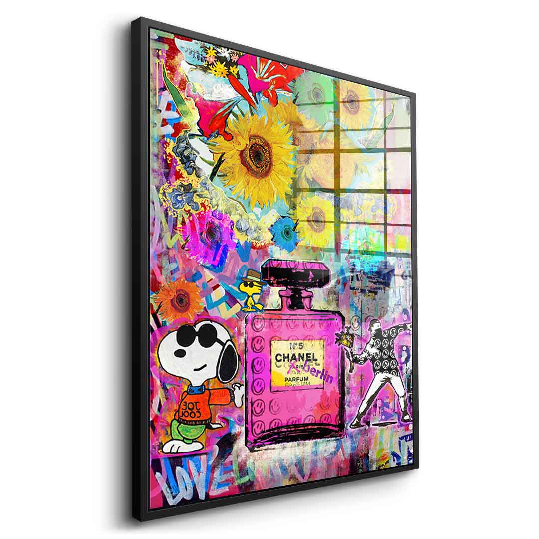 Snoopy meets Chanel - Acrylic Glass