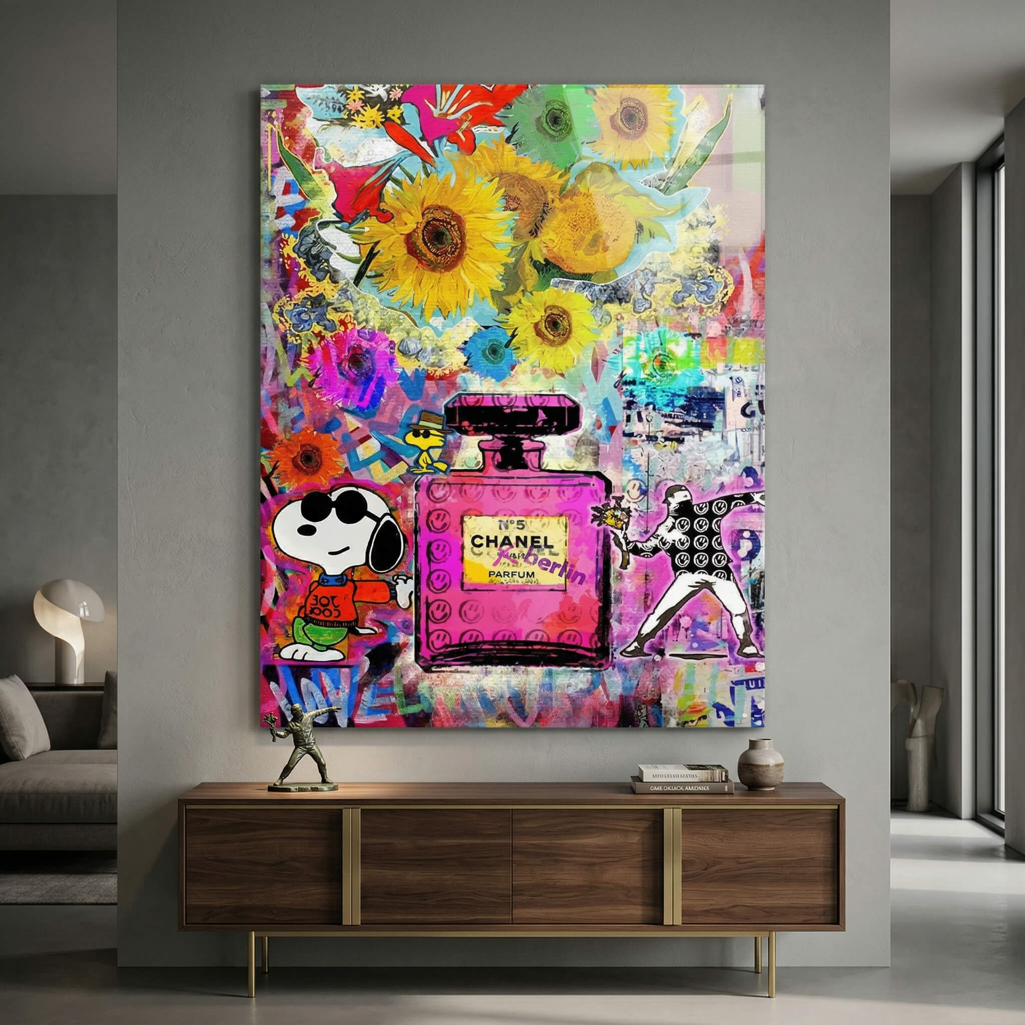 Snoopy meets Chanel - Acrylic Glass