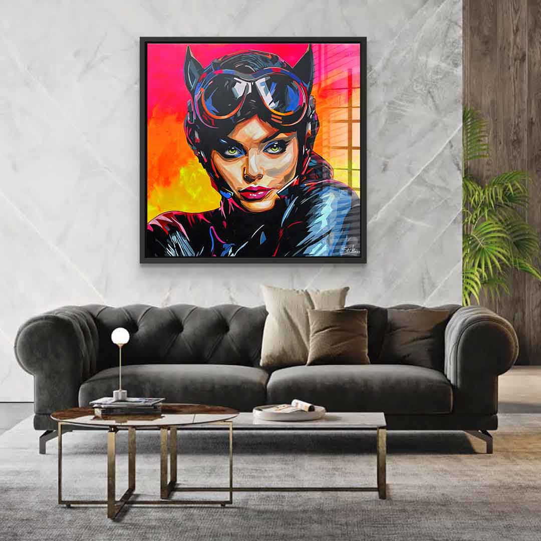 Sunset Cat - Acrylglas