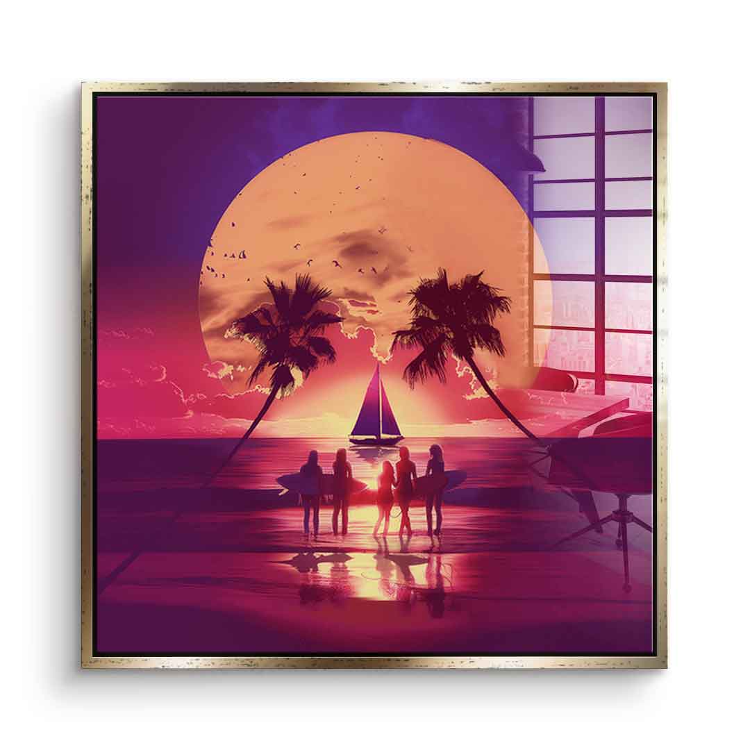 Surf Skull - Akryl