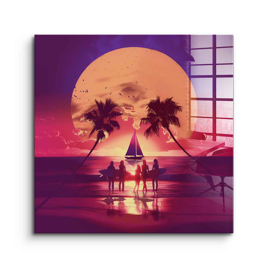 Surf Skull - Akryl