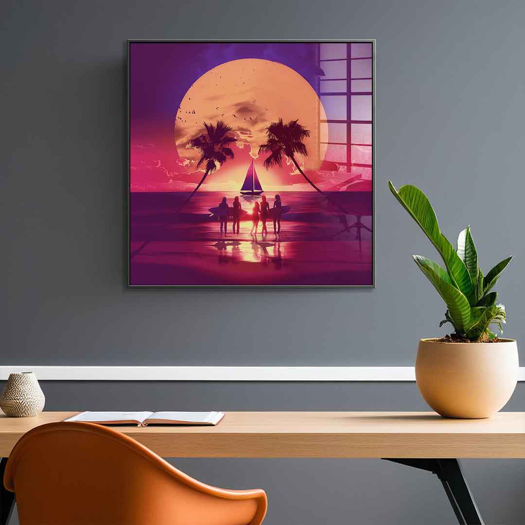 Surf Skull - Akryl