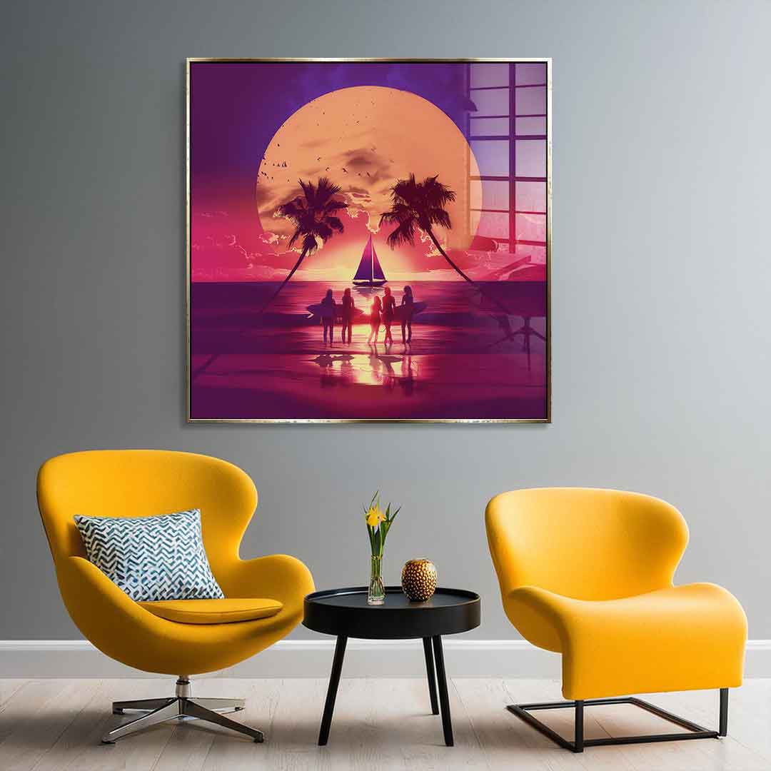 Surf Skull - Akryl