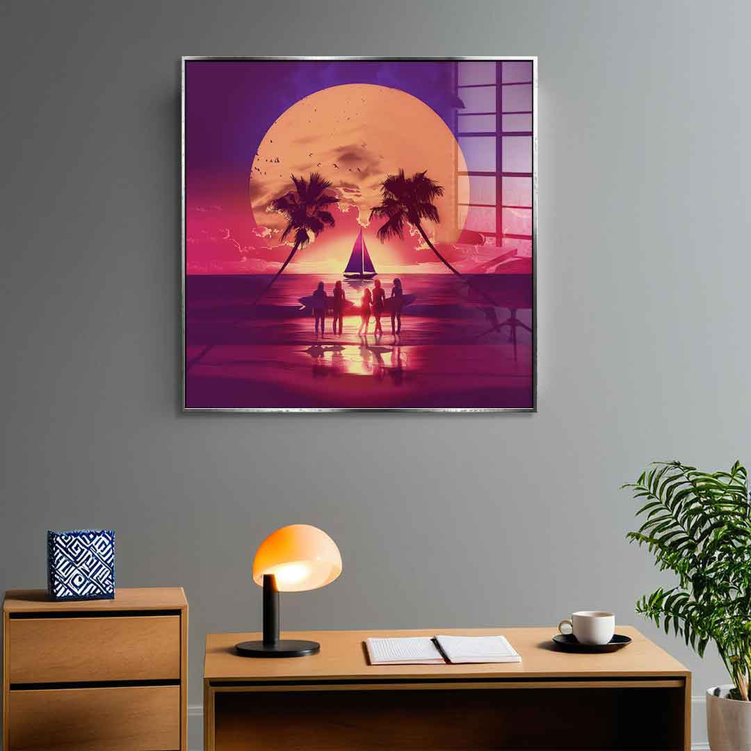 Surf Skull - Akryl