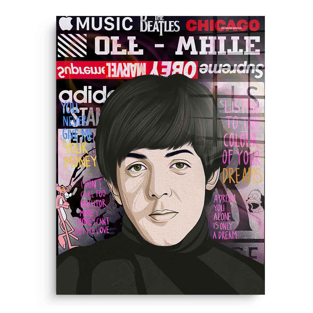 The Beatles - Acrylglas