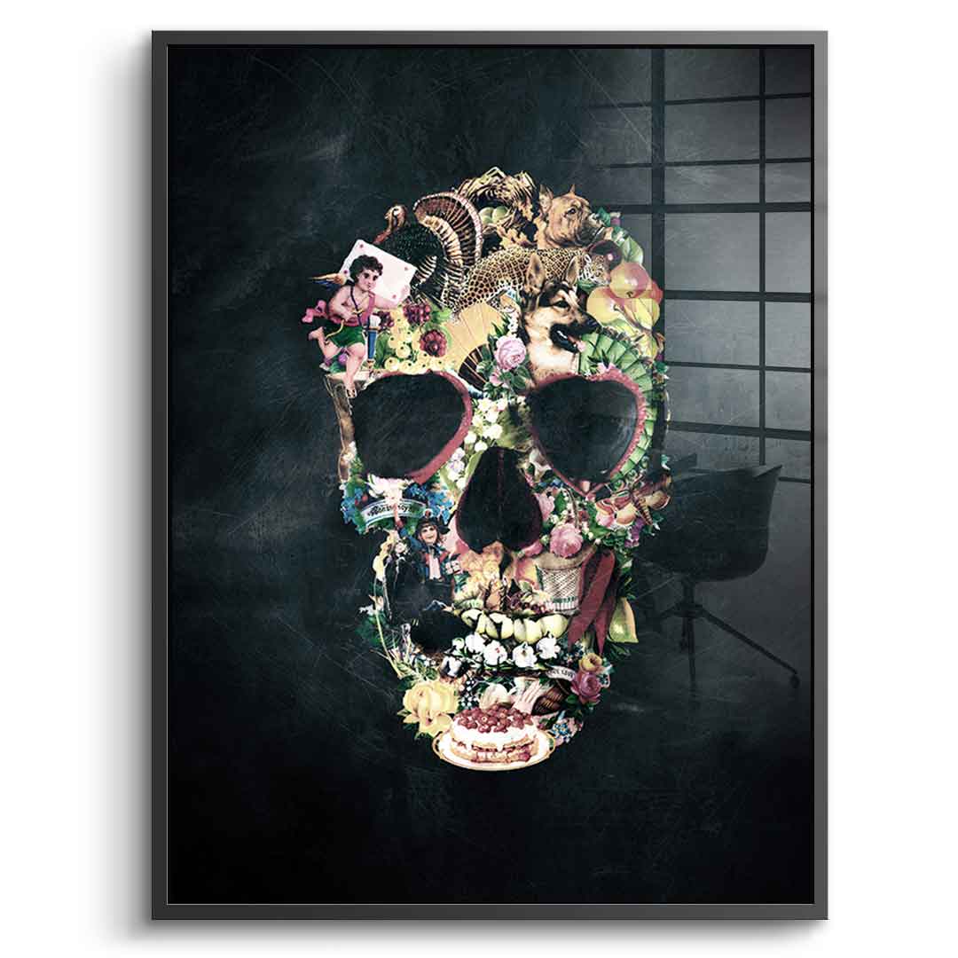 Vintage Skull - Acrylic Glass