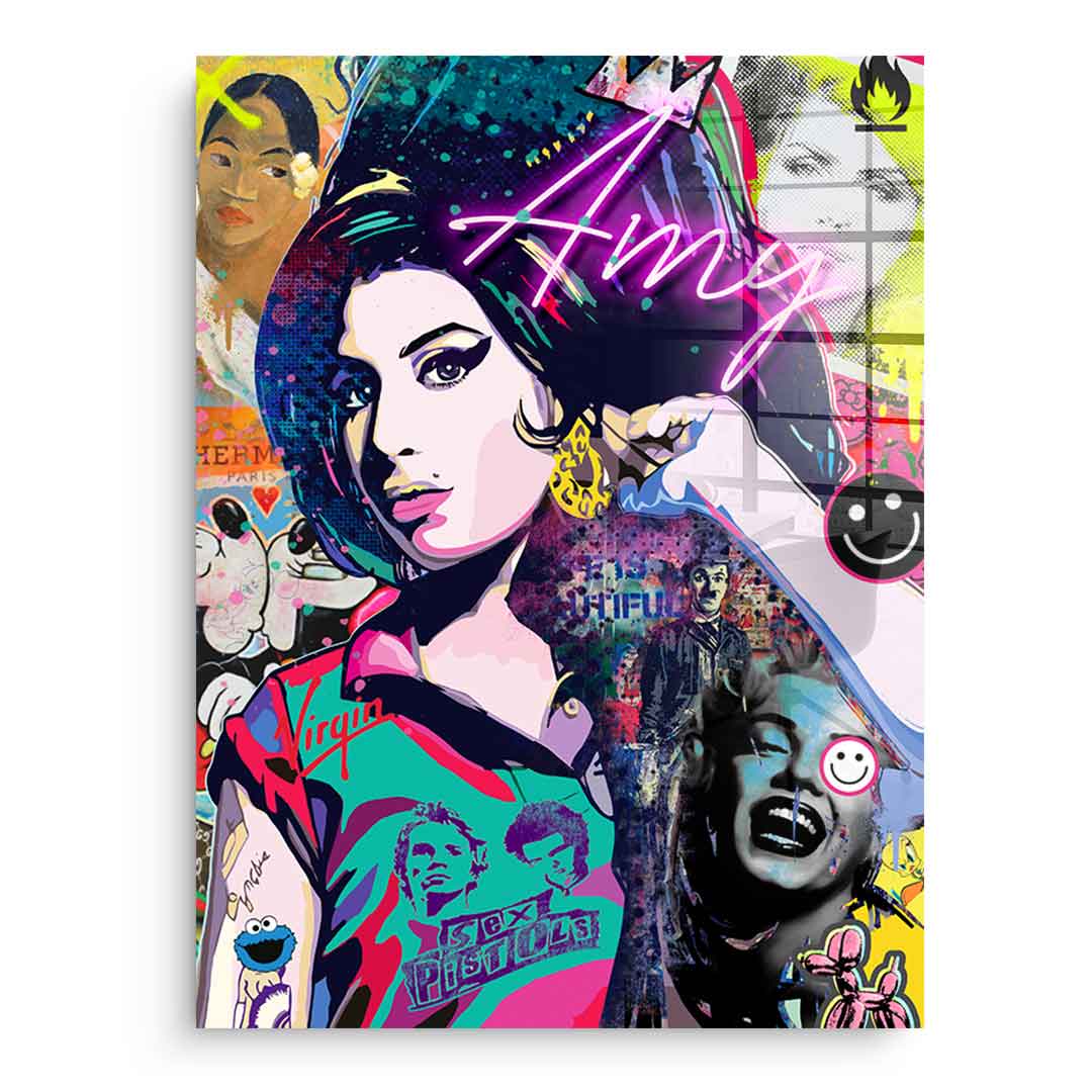 Amy Winehouse - Acrylglas