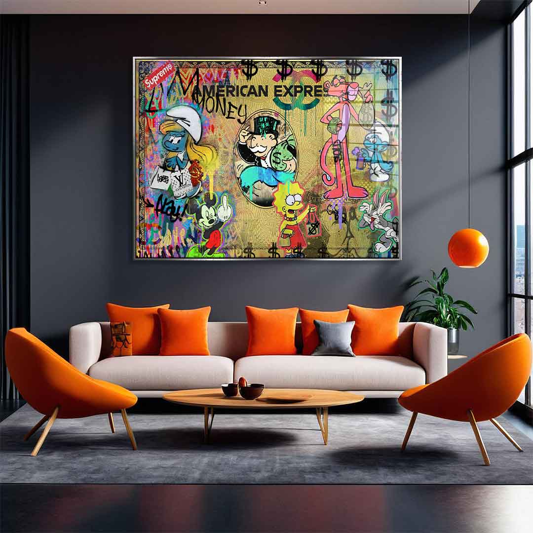 American Money - Acrylglas