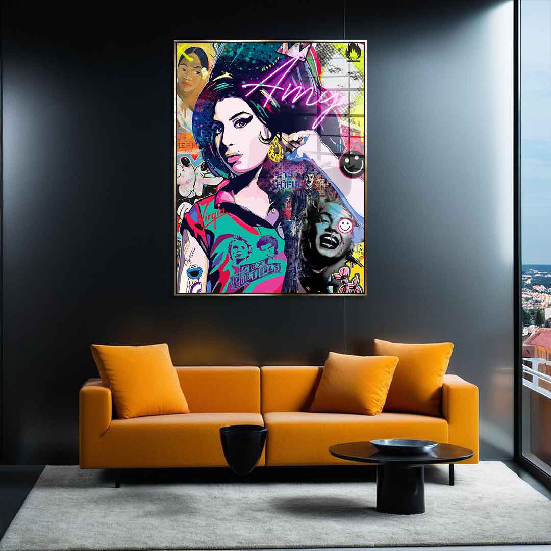 Amy Winehouse - Acrylglas