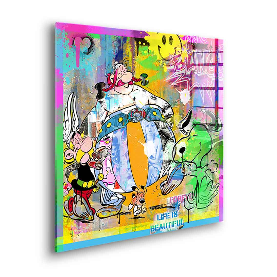 Asterix i Obelix – szkło akrylowe