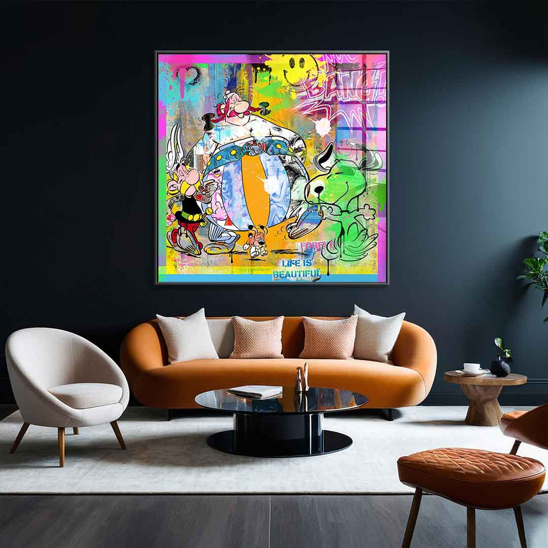 Asterix i Obelix – szkło akrylowe