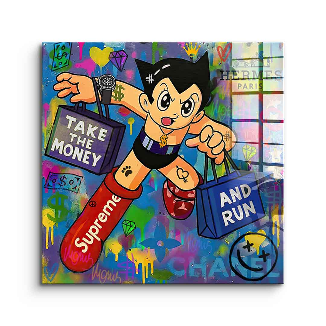Astroboy Run - Acrylglas