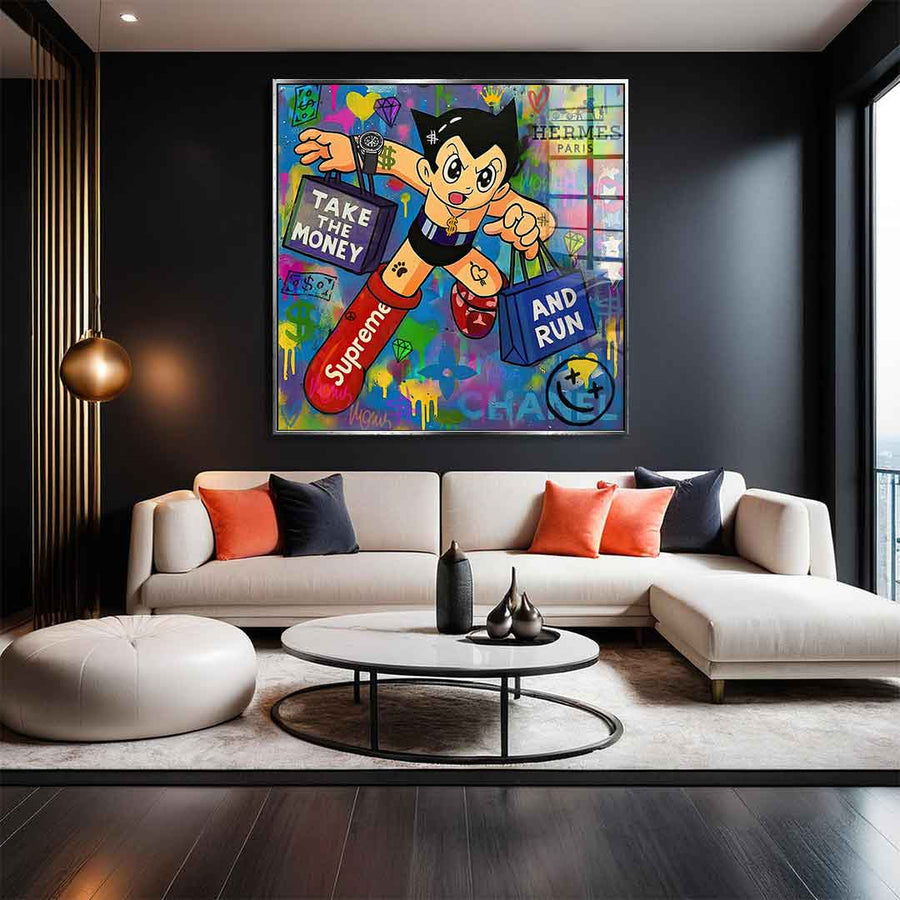 Astroboy Run - Acrylglas