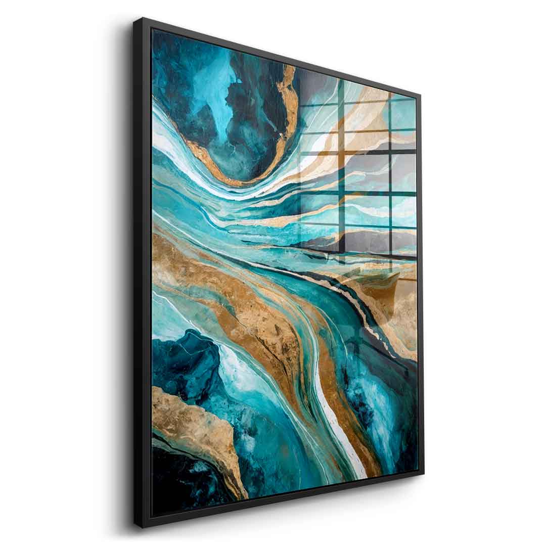 Flowing Through Time - Acrylglas
