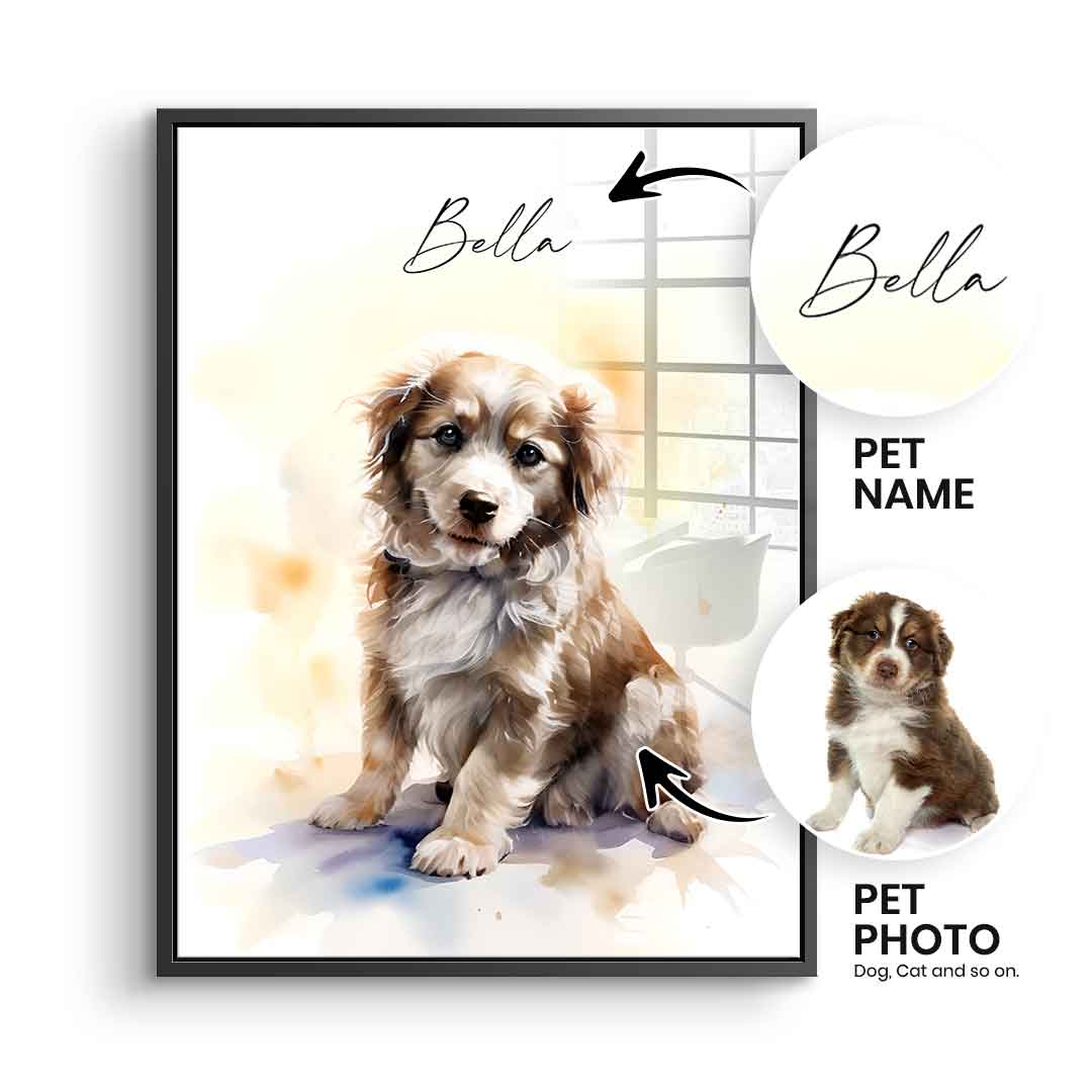 Pet Painting Personalisierbar - Acrylglas
