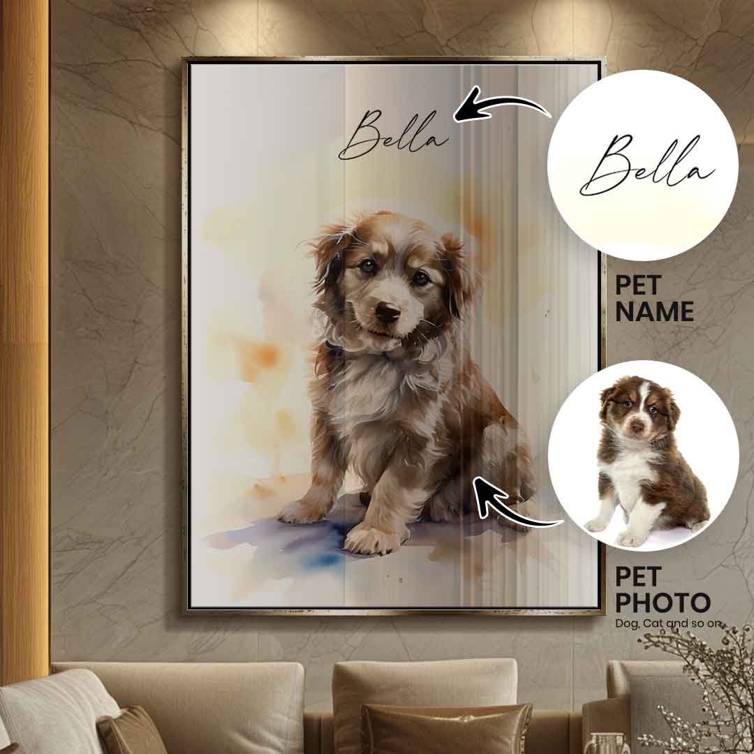 Pet Painting Personalisierbar - Acrylglas