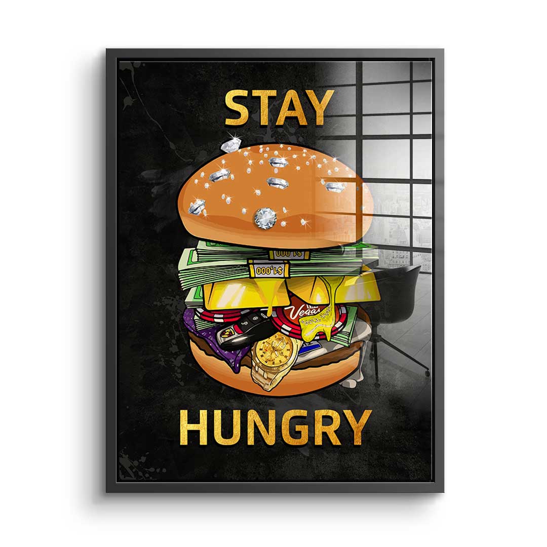 Stay Hungry 1 - Szkło akrylowe