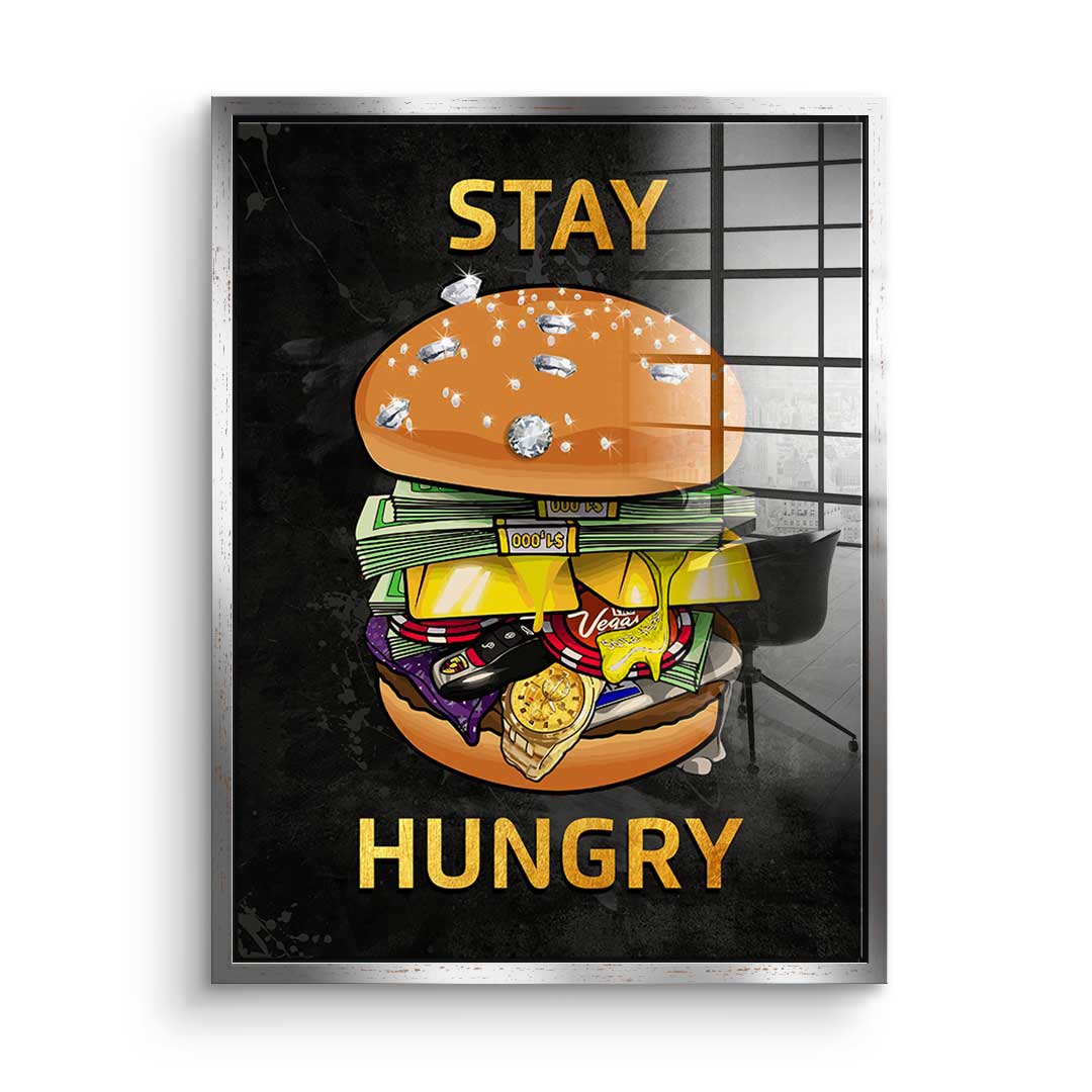 Stay Hungry 1 - Szkło akrylowe