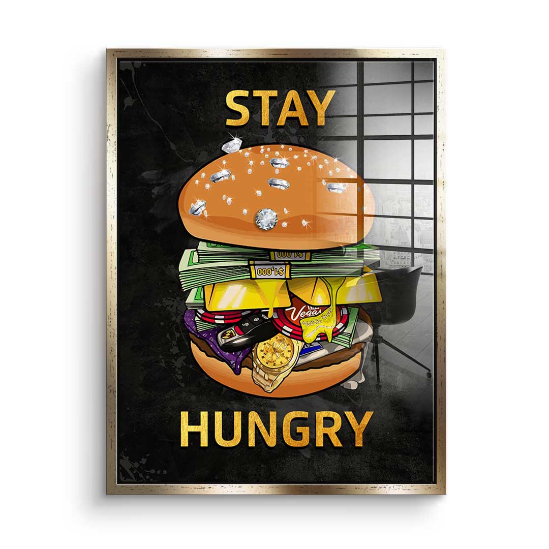 Stay Hungry 1 - Szkło akrylowe
