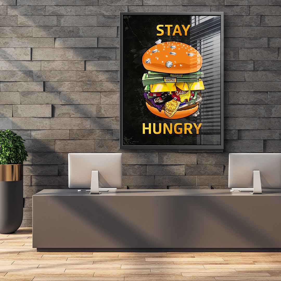 Stay Hungry 1 - Szkło akrylowe