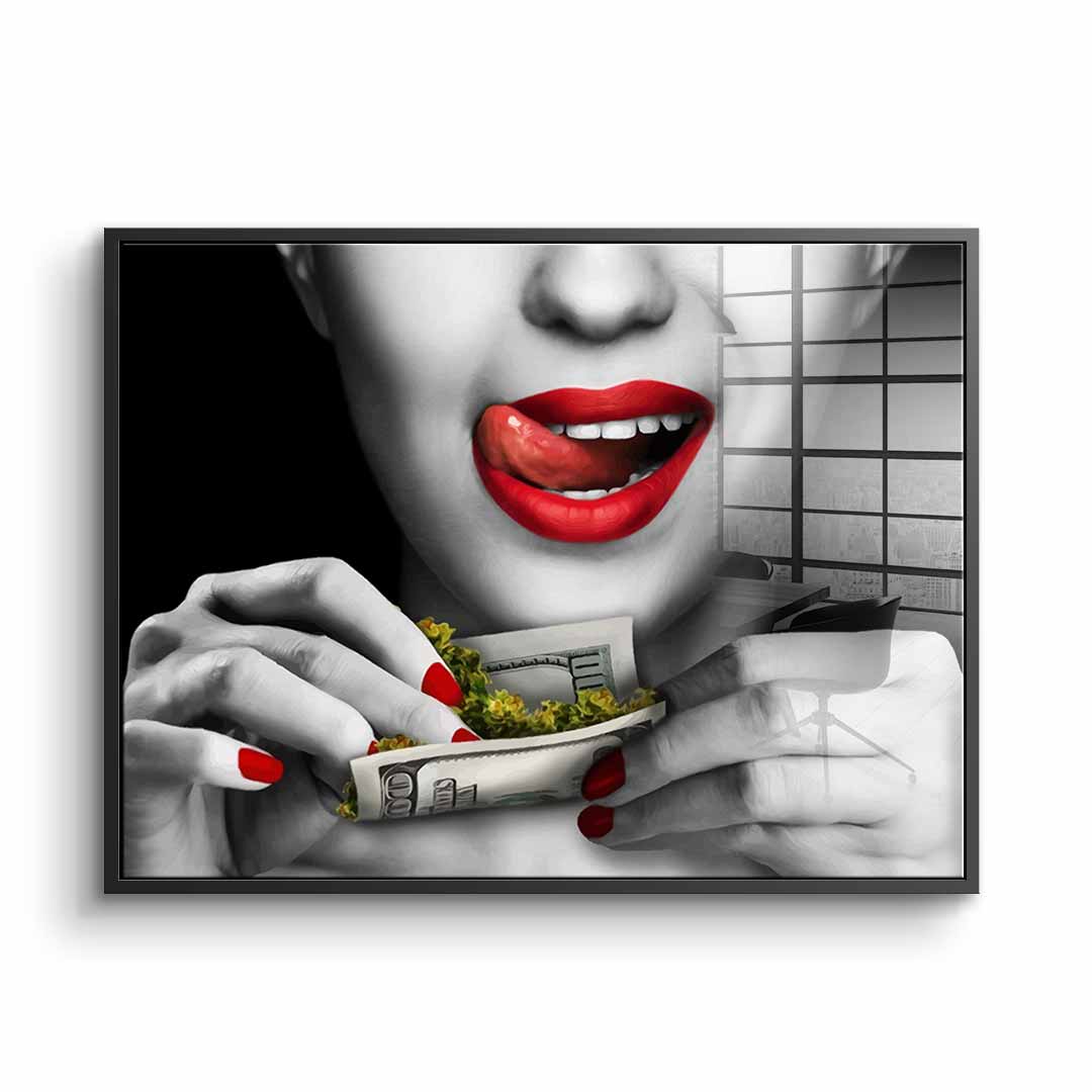 Weed Girl – szkło akrylowe