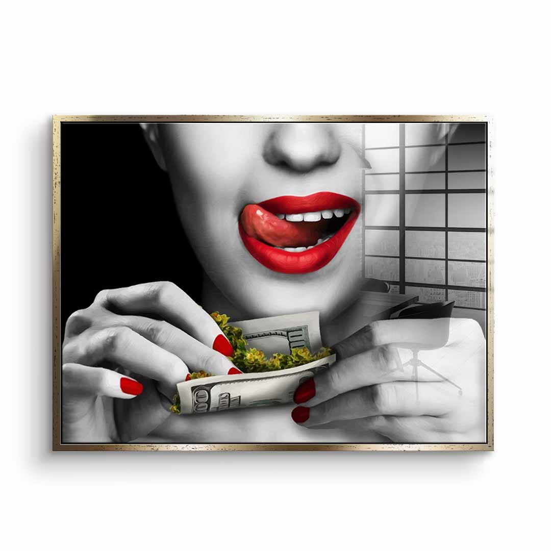 Weed Girl – szkło akrylowe