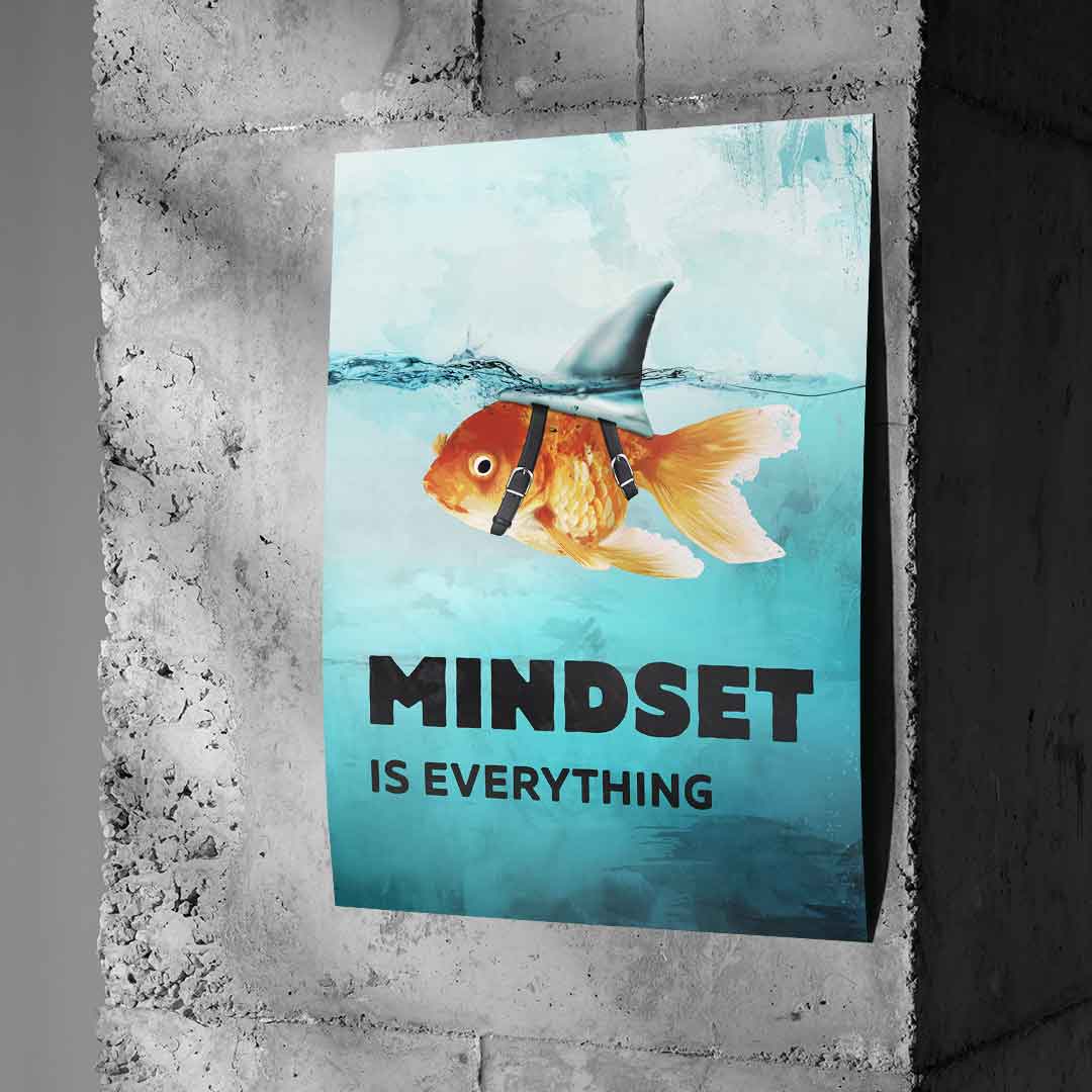 Nastawienie to podstawa #Goldfisch - Plakat