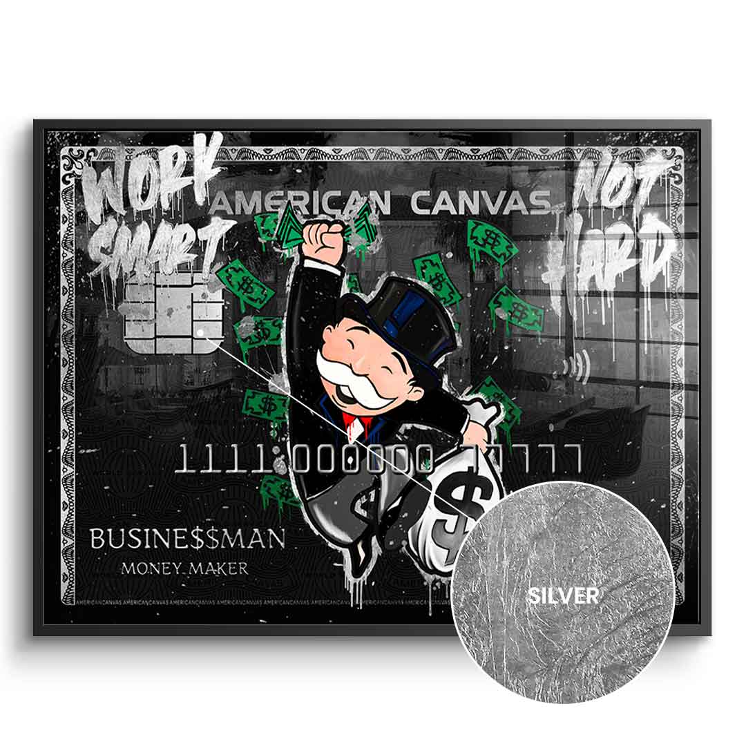Work smart, not hard - Silver leaf