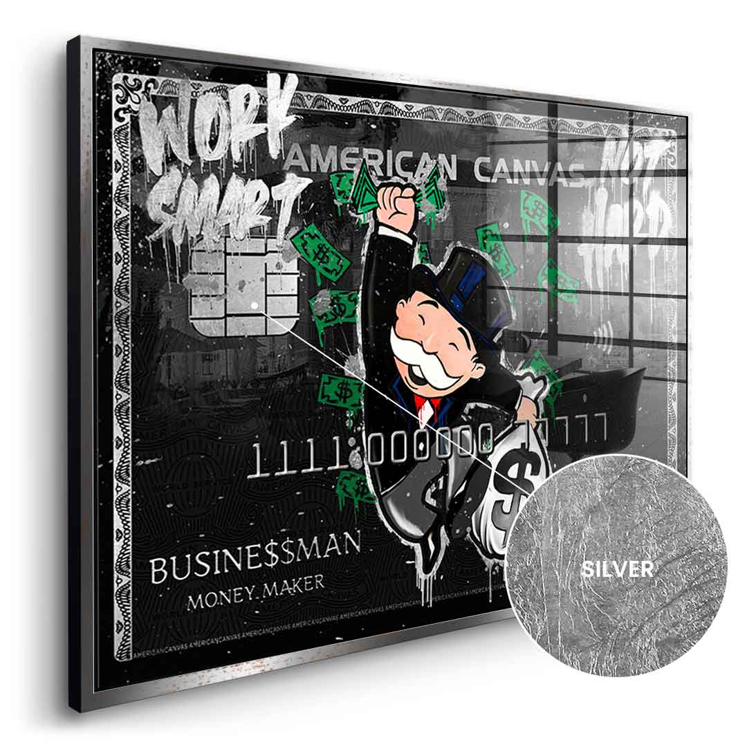 Work smart, not hard - Silver leaf