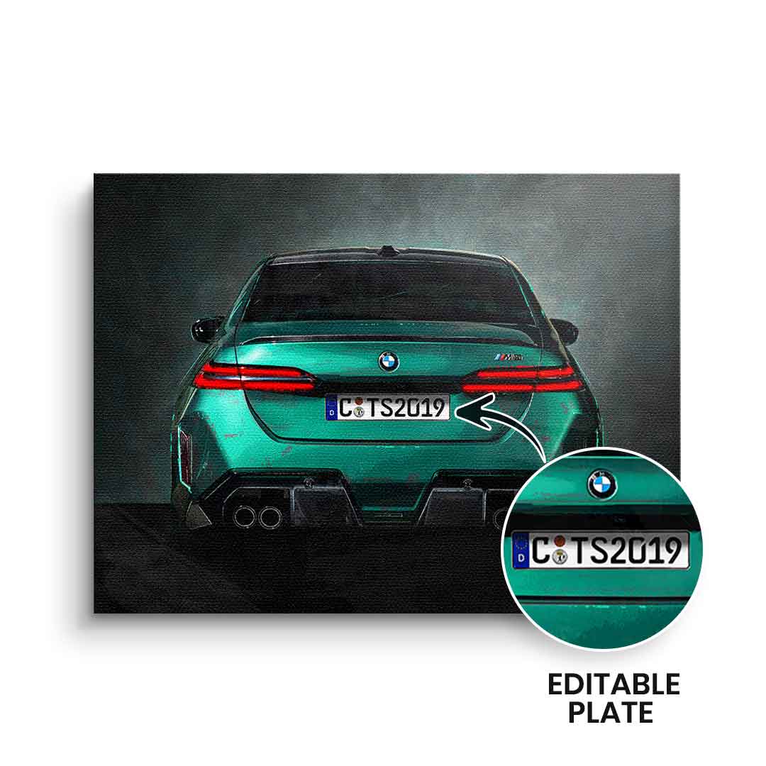 BMW M5 Backside - Personalisierbar